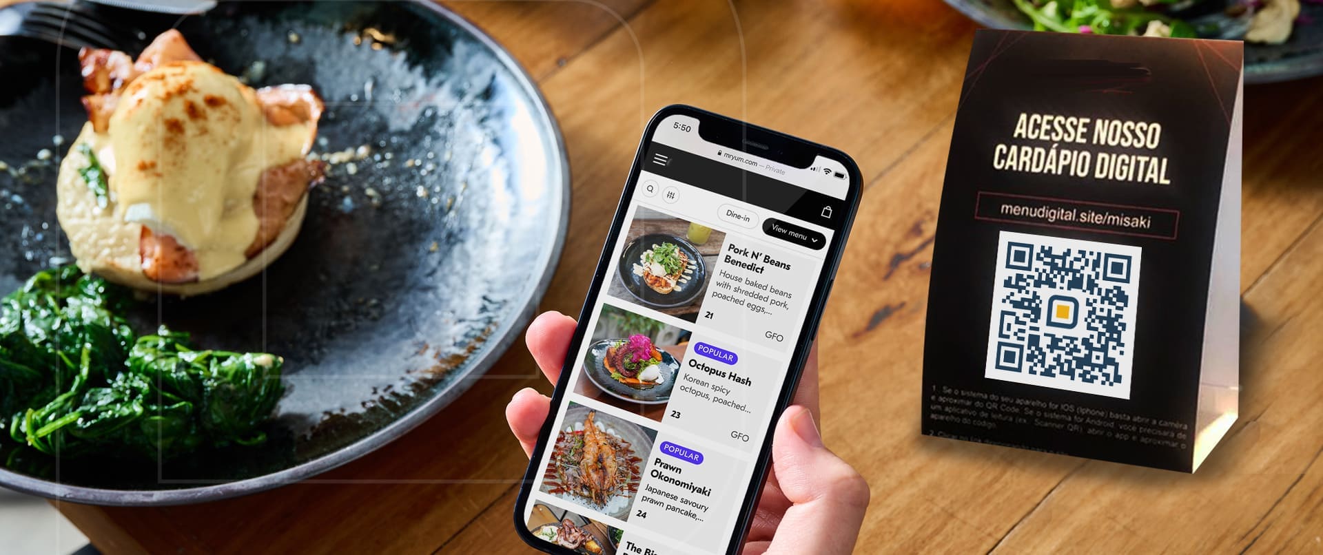 QR Code Dinâmico em Cardápios e Menus
